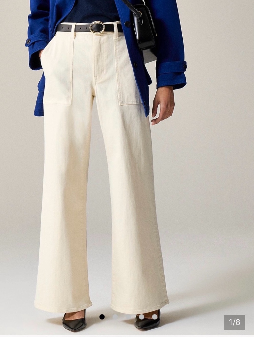 J. Crew camp pocket wide leg pant